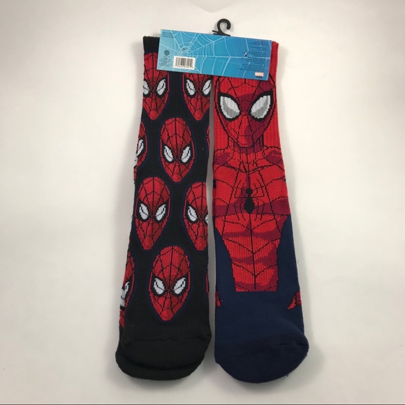 New Mens Marvel The Avengers Spider-Man Socks 6-12 - Picture 3 of 5